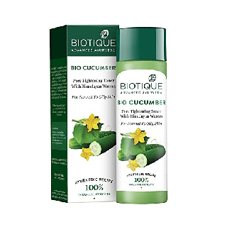 Flat 29% off Biotique Bio Cucumber Pore Tightening Toner, 120ml